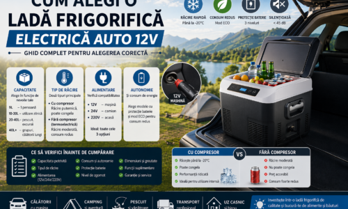 Cum Alegi o Lada Frigorifica electrică auto 12 V – Ghid Complet
